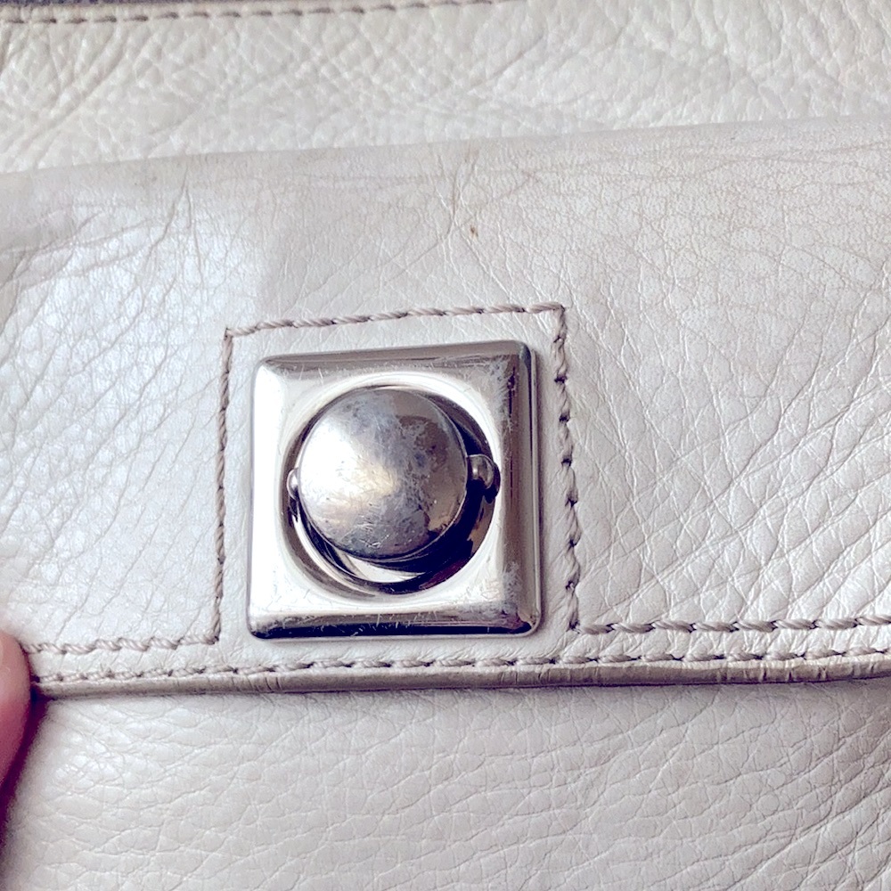 GUC!Banana Republic Pebbled Leather handbag. Great used condition! W/dust bag! - Picture 10 of 16